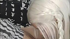 Blonde Teen Desperately Deepthroats Cock No Matter What Pt 2!