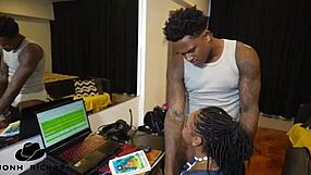 she was stressed from studies. i ate her big ass relief