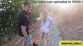 alexis crystal: chase my huge czech tits in horny woods?