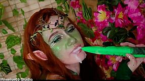 hot elf girls gape stretch asses with monster dildos and toys