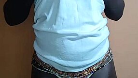 Ebony 18yo teen sneaks in for midnight pussy ride on black cock!