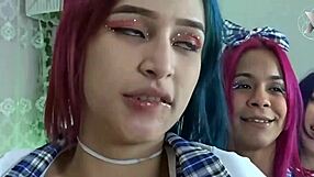 latina deepthroats cocks super ruthless drooling mess