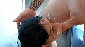 you see this asian teacher take double penetration and squirt hard?