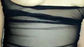 Classy bride in lingerie rides big cock passionately on wedding night