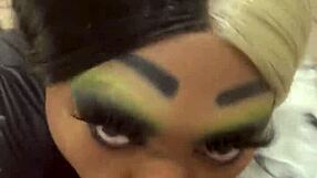 Cruella Cosplay Takes Brutal Bareback BBC Deepthroat Doggystyle Creampie Ebony POV Assault