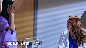 Doctor Lacy Licks Gianna's Wet Pussy in Office?