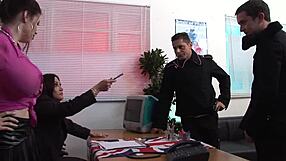 Busty Cathy and Daphne Titfuck Two Monster Cocks