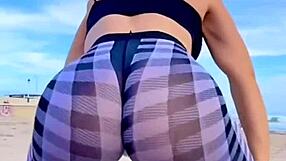 Sexy big ass twerks wildly before hard pounding