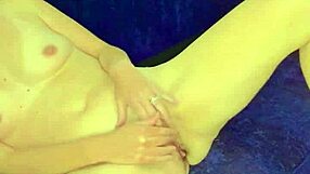 Damn, horny milf Caroline's wet pussy squirts from dildo play! 🔥💦