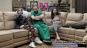 i can't believe dr tampa's hands on daisy bean's shaved pussy during that university physical 😩🔥