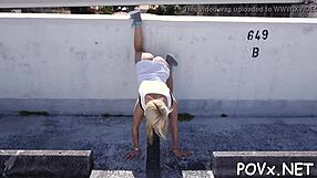 Obscene Teen 18+ Cunt Sucking Competition Gone Wild