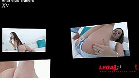 Lexie Candy's big ass slut takes first 3on1 anal double penetration