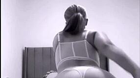 curious about this horny teen british student's solo squirting toy play?