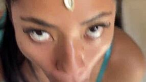 wanna see her deepthroat that monster cock like a total slut?