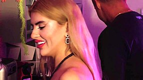 Brunette Latina Big Ass Takes Interracial Monster Cock Cum on Tits After Party Fuck