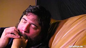 Cutie Brunette Gets Feet Worshipped Close-Up In Girlfriend Casting Interview