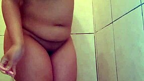 chubby latina whore shaves tight pussy orgasming for pov fans