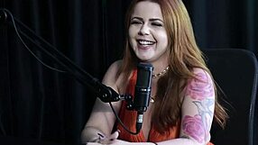 Naughty Redhead Flashes Huge Tits After Exhibitionist Confession