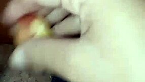 slipped that sexy fruit right into her tight wet spot