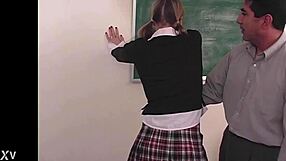 avery teen stripped spanked hard in detention stockings