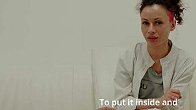 hey, stacy bloom spills all in this curly-haired pornstar casting dirty talk fest! 🔥😏