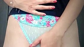 this horny argentinian stepsis model fingers her perfect athletic pussy outdoors in public