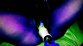 Ebony Latina Teen Explodes In Outrageous Dildo Orgasm Frenzy