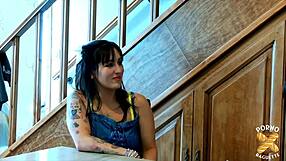 Tutty brune's tiny waist milf body devours thick cock in lingerie bliss