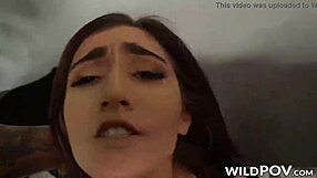 I get Luci Diamond throated deep then ride her bound in POV bondage banging