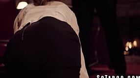 Boss Dominates Petite Secretary Jill Kassidy With Rough Office Spanking And Facial!