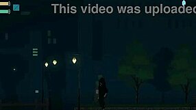 White Haired Hentai Babe Deepthroats Caped Man's Huge Cock in Erotic Game