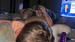 i'm squirming with this purple toy inside, grabbing nipples, lighting cig after monster drinks... wanna play?