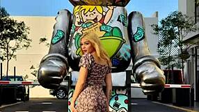 skinny petite 18yo alice marin bound natural tits outdoor bdsm whore