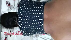 Juicy Black BBW Ebony Asshole Licked Before Big Tits Pussy Massage