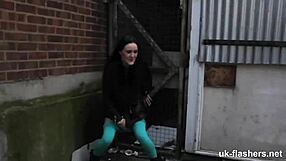 i can't resist flashing my wet pussy at those construction workers