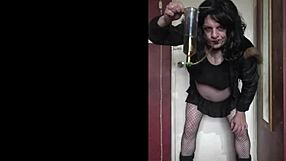 i feel so shy crossdressing in public with my bisexual amateur friends