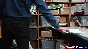 store SECURITY nails busty SHOPLIFTER after the catch