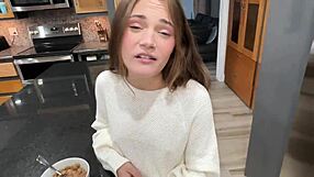 Little Step Daughter Feels Deep Desire Giving Pussy to Old Man Juniper Ren