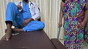 indian maid strokes doctor's cock in hospital