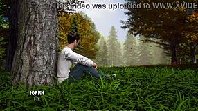 Ever wonder how a nerdy teen slut rides monster cock outdoors in ripped clothes?