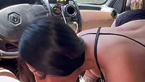 beautiful latina's big ass bent over fucked hard in stranger's car!