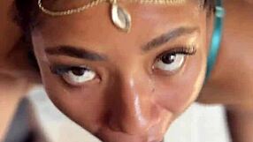 wanna see her deepthroat that monster cock like a total slut?