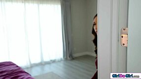 your sexy latina roommate dance has me craving your shaved pussy lick now