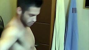 Thin Muscled Bodybuilders Squat in Briefs Bulge Legs Torso Workout