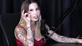 Naughty Redhead Flashes Huge Tits After Exhibitionist Confession