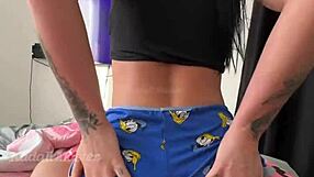 this horny young latina girlfriend full of lust dances then rides huge cock pov tight pussy