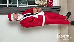 hey santa and his elf totally railed that young girl's ass 🍑😂 whoa!