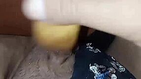 slipped that sexy fruit right into her tight wet spot