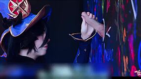 astrologer mona gets sloppy in glory hole fetish close up 4k by mollyredwolf