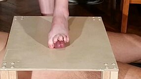 domina stomps and teases with her bare feet in steamy hd session